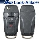 Ilco 2019 - 2023 Ford Transit Remote Flip Key 4B Side Door - FLIP-FORD-4B3HS