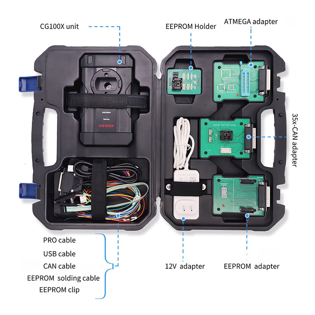 2023 New CGDI CG100X Generation Programmer for Airbag Reset  and Chip Reading Support MQB