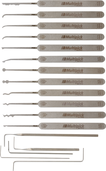 MultiPick ELITE 17 Piece Pick Set MP3PNS03