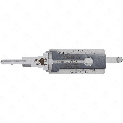 Original Lishi Nissan Infiniti 10 Cut 2 in 1 Pick and Decoder NSN14