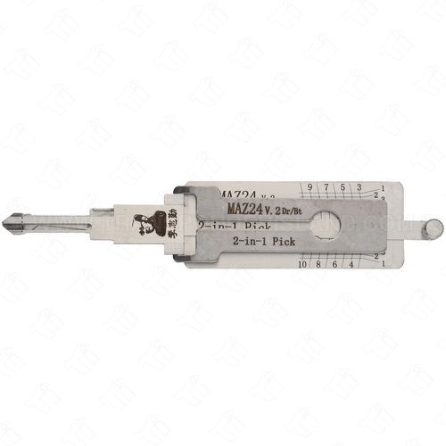 Original Lishi Mazda 10 Cut 2 In 1 Pick And Decoder MZ24