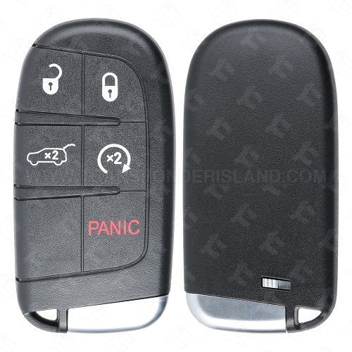 2014 - 2024 Dodge Jeep Smart Key Shell Case 5B Hatch / Starter with Y159 Emergency Key