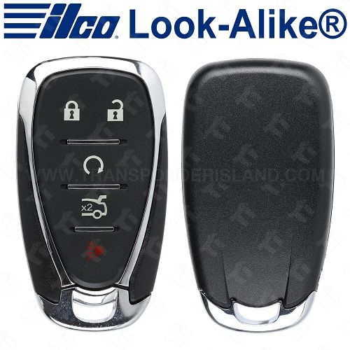 Ilco 2016 - 2022 Chevrolet Camaro, Malibu Cruze XL8 Smart Key 5B Trunk / Remote Start - PRX-CHEVY-5B2 13529662