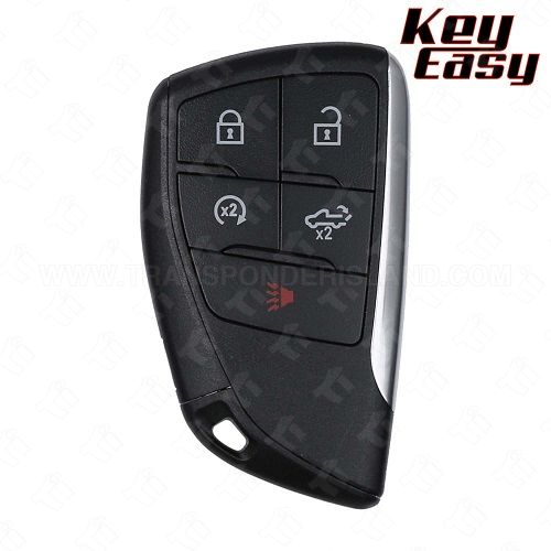 2022 - 2025 Chevrolet Silverado Smart Key - 5B Tailgate/Starter - YGOG21TB2 - Replaces OE P/N: 13548437 - AFTERMARKET