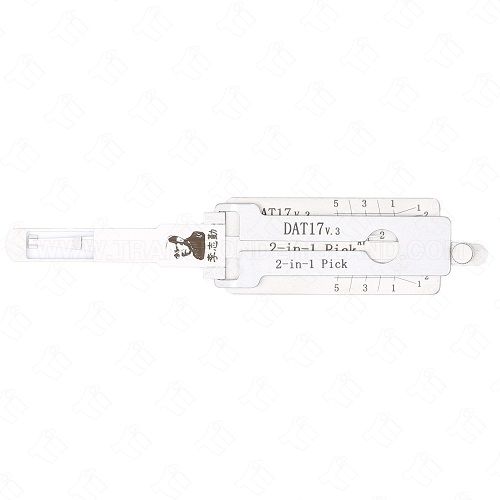 Original Lishi Nissan Subaru DAT17 10 Cuts 4 Track AG 2 in 1 Pick and Decoder