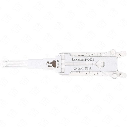 Original Lishi Kawasaki 2021 - AG 2 in 1 Pick and Decoder