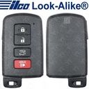 Ilco 2014 - 2020 Toyota Highlander Sequoia Limited Smart Entry Key 4B Hatch - PRX-TOY-4B11 89904-0E121