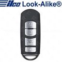 Ilco 2016 - 2020 Mazda Smart Key - 4B Hatch - PRX-MAZ-4B3 - Replaces WAZSKE13D02